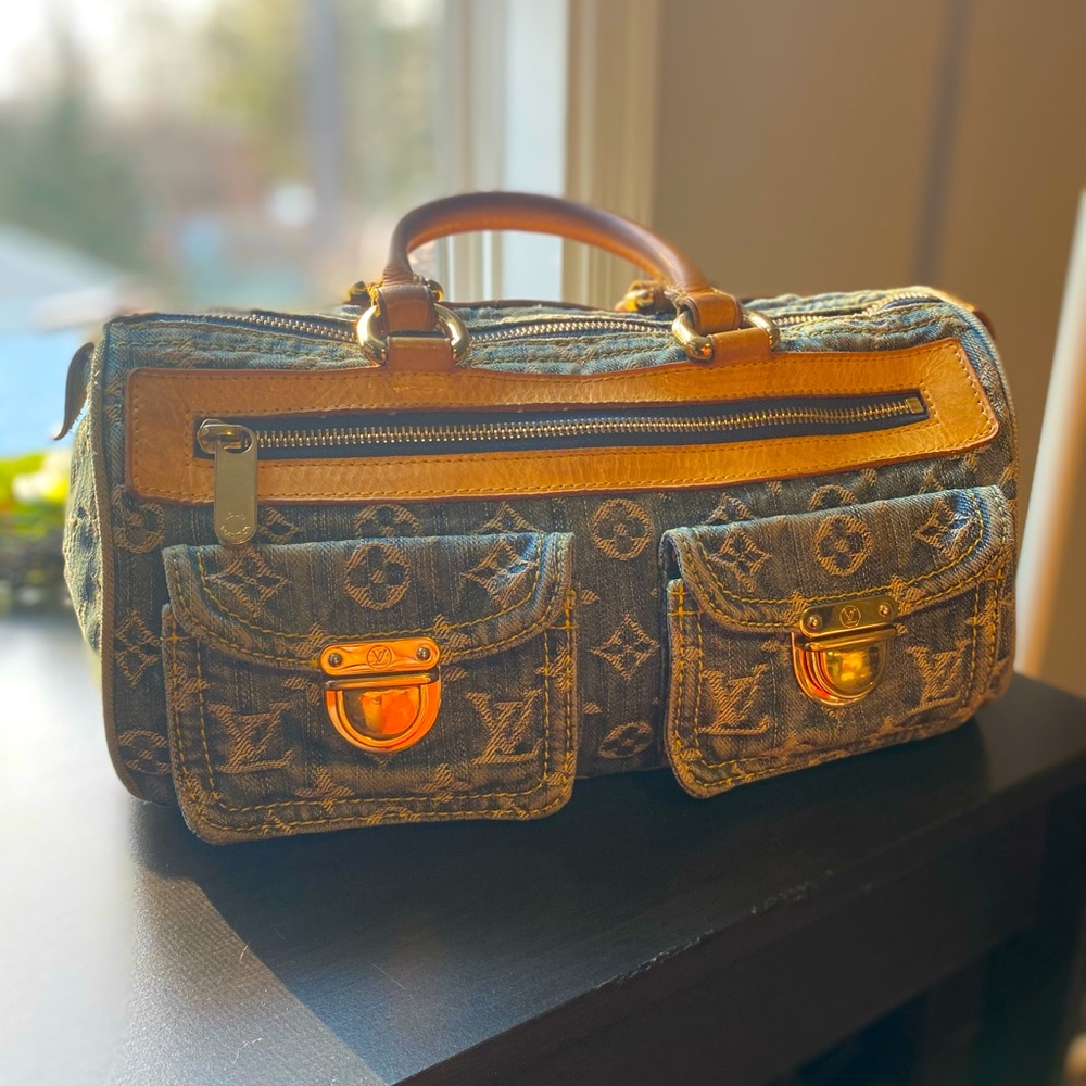 Monogram Denim Neo Louis Vuitton Speedy